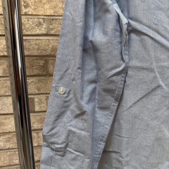 NEW Emily Phillips BLUE OXFORD GIRLFRIEND BUTTON DOWN SHIRT - Women's XS (2) - Picture 4 of 5